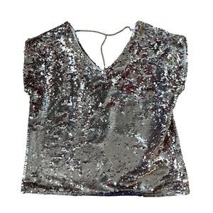 Lavish Sparkling Pink Sequin Top